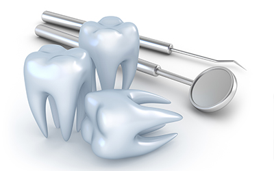 Teeth and dental instruments
